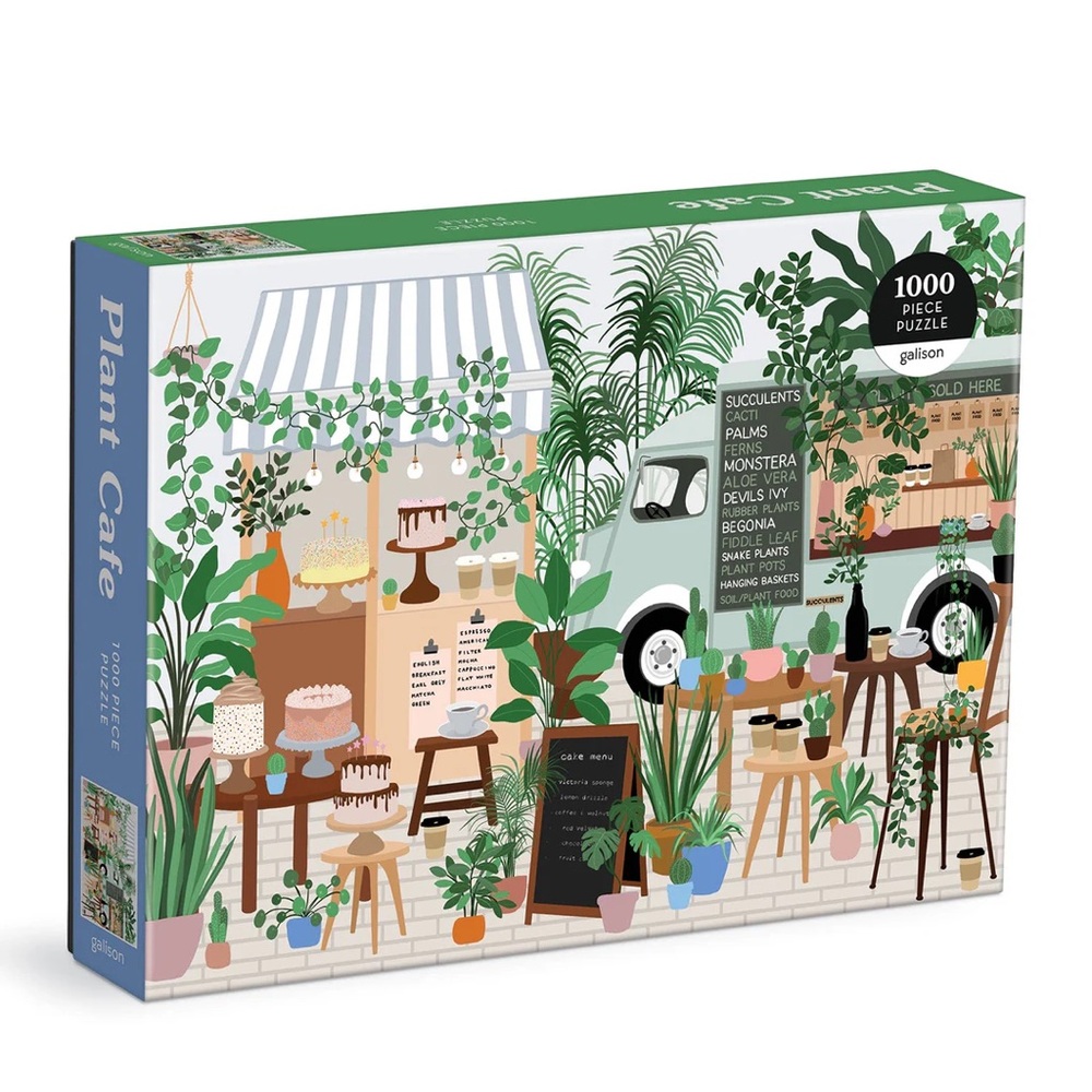 Galison Plant Cafe 1000 Piece Puzzle